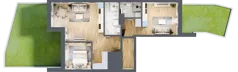 3 pokoje, mieszkanie 68,30 m², parter, oferta nr L0/K3/03, Wybrzeże Reymonta 3, Wrocław, Kleczków, Psie Pole, ul. Władysława Reymonta