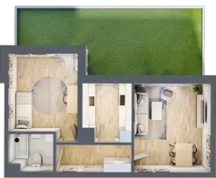 2 pokoje, mieszkanie 49,52 m², parter, oferta nr L0/K3/10, Wybrzeże Reymonta 3, Wrocław, Kleczków, Psie Pole, ul. Władysława Reymonta
