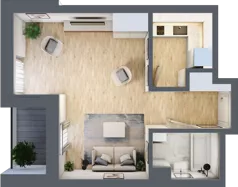 1 pokój, mieszkanie 31,72 m², piętro 3, oferta nr L3/K1/03, Wybrzeże Reymonta 3, Wrocław, Kleczków, Psie Pole, ul. Władysława Reymonta