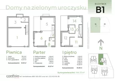 Dom 144,33 m², oferta nr B1, Domy na Zielonym Uroczysku, Kraków, Dębniki, Skotniki, ul. Generała Jana Karcza