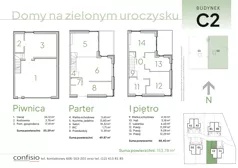 Dom 153,78 m², oferta nr C2, Domy na Zielonym Uroczysku, Kraków, Dębniki, Skotniki, ul. Generała Jana Karcza