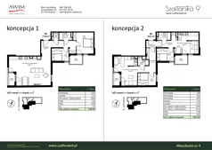3 pokoje, mieszkanie 77,98 m², piętro 1, oferta nr M3, Szaflarska 9, Kraków, Podgórze, ul. Szaflarska 9