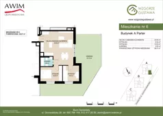 3 pokoje, mieszkanie 56,07 m², parter, oferta nr A6, Wzgórze Gustawa, Kraków, Wzgórza Krzesławickie, Zesławice, ul. Gustawa Morcinka