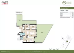 5 pokoi, mieszkanie 77,55 m², parter, oferta nr B1, Wzgórze Gustawa, Kraków, Wzgórza Krzesławickie, Zesławice, ul. Gustawa Morcinka