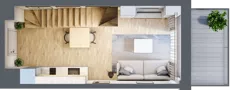 2 pokoje, apartament inwestycyjny 36,90 m², piętro 3, oferta nr MN53, Apartamenty Wypoczynkowa, Jastrzębia Góra, ul. Wypoczynkowa