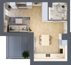 2 pokoje, apartament inwestycyjny 32,25 m², piętro 3, oferta nr MN61, Apartamenty Wypoczynkowa, Jastrzębia Góra, ul. Wypoczynkowa