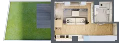 1 pokój, apartament inwestycyjny 28,16 m², piętro 1, oferta nr MN29, Apartamenty Wypoczynkowa, Jastrzębia Góra, ul. Wypoczynkowa