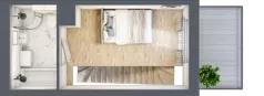 2 pokoje, apartament inwestycyjny 35,74 m², piętro 3, oferta nr MN54, Apartamenty Wypoczynkowa, Jastrzębia Góra, ul. Wypoczynkowa