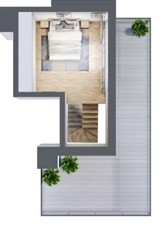2 pokoje, apartament inwestycyjny 56,19 m², piętro 3, oferta nr MN59, Apartamenty Wypoczynkowa, Jastrzębia Góra, ul. Wypoczynkowa