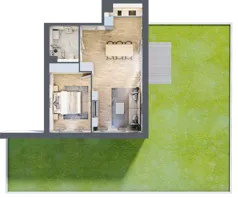 2 pokoje, apartament inwestycyjny 47,42 m², piętro 2, oferta nr MN34, Apartamenty Wypoczynkowa, Jastrzębia Góra, ul. Wypoczynkowa