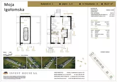 3 pokoje, mieszkanie 53,79 m², parter, oferta nr D1-M1/A, Moja Igołomska - mieszkania , Kraków, Nowa Huta, Ruszcza, ul. Igołomska 59