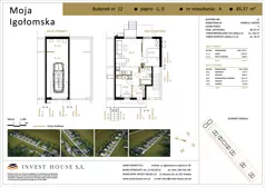 3 pokoje, mieszkanie 53,79 m², parter, oferta nr D12-M19/A, Moja Igołomska - mieszkania , Kraków, Nowa Huta, Ruszcza, ul. Igołomska 59