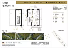 3 pokoje, mieszkanie 53,79 m², parter, oferta nr D2-M3/A, Moja Igołomska - mieszkania , Kraków, Nowa Huta, Ruszcza, ul. Igołomska 59