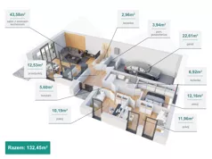 Dom 132,45 m², oferta nr Harmony, Osiedle Malownicze cz. II, Wrocław, Leśnica, Fabryczna,  ul. Ślebodzińskiego/ ul. Burbianki/ ul. Wałkówskiej/ ul. Krzelowska