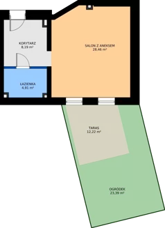 1 pokój, apartament 41,56 m², parter, oferta nr WS-B1-LM-M.0.2, Wilda Story, Poznań, Wilda, Wilda, ul. 28 Czerwca 1956 r. 156