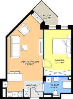 2 pokoje, apartament 48,32 m², piętro 4, oferta nr WS-B2-LM-M.4.5, Wilda Story, Poznań, Wilda, Wilda, ul. 28 Czerwca 1956 r. 156