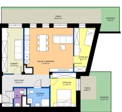 3 pokoje, apartament 79,00 m², parter, oferta nr WS-B2-LM-M.0.6, Wilda Story, Poznań, Wilda, Wilda, ul. 28 Czerwca 1956 r. 156