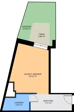 1 pokój, apartament 31,37 m², parter, oferta nr WS-B2-LM-M.0.1, Wilda Story, Poznań, Wilda, Wilda, ul. 28 Czerwca 1956 r. 156