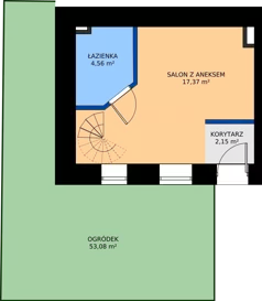 3 pokoje, mieszkanie 46,99 m², parter, oferta nr WS-B3-LM-M.1, Wilda Story, Poznań, Wilda, Wilda, ul. 28 Czerwca 1956 r. 156