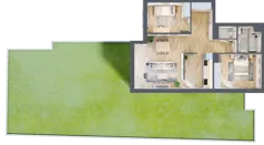 3 pokoje, apartament 75,06 m², parter, oferta nr 6B0003, Jaśminowy Mokotów VI Wille Miejskie, Warszawa, Mokotów, Stegny, ul. Białego Dębu
