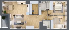 3 pokoje, mieszkanie 75,18 m², piętro 2, oferta nr AB0205, NU Warszawa Wola, Warszawa, Wola, Czyste, ul. Kolejowa