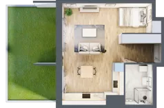 1 pokój, mieszkanie 41,31 m², parter, oferta nr BC0005, NU Warszawa Wola, Warszawa, Wola, Czyste, ul. Kolejowa