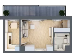 1 pokój, mieszkanie 33,34 m², piętro 3, oferta nr AC0340, Stilla, Warszawa, Włochy, Raków, ul. Fajansowa 5