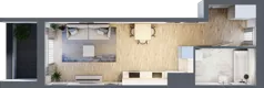 1 pokój, apartament 33,78 m², piętro 11, oferta nr 1BD1101, Awangarda Mogilska, Kraków, Prądnik Czerwony, Rakowice, ul. Mogilska 126