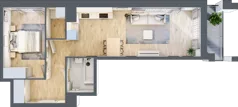2 pokoje, apartament 50,30 m², piętro 4, oferta nr 1BC0405, Awangarda Mogilska, Kraków, Prądnik Czerwony, Rakowice, ul. Mogilska 126