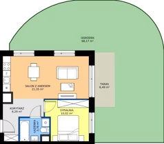 2 pokoje, mieszkanie 41,42 m², parter, oferta nr AA0001, NU3 Warszawa Wola, Warszawa, Wola, Czyste, ul. Kolejowa
