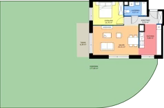 2 pokoje, mieszkanie 51,02 m², parter, oferta nr BB0001, NU3 Warszawa Wola, Warszawa, Wola, Czyste, ul. Kolejowa