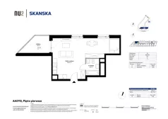 1 pokój, mieszkanie 40,19 m², piętro 1, oferta nr AA0110, NU Warszawa Wola, Warszawa, Wola, Czyste, ul. Kolejowa