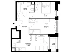 3 pokoje, mieszkanie 56,15 m², piętro 5, oferta nr B0501, Mazowiecka 21, Kraków, Krowodrza, Łobzów, Mazowiecka 21