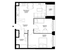 3 pokoje, mieszkanie 55,00 m², piętro 6, oferta nr B0608, Mazowiecka 21, Kraków, Krowodrza, Łobzów, Mazowiecka 21