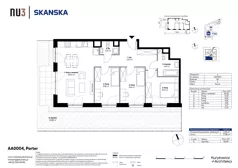 4 pokoje, mieszkanie 75,63 m², parter, oferta nr AA0004, NU3 Warszawa Wola, Warszawa, Wola, Czyste, ul. Kolejowa