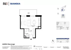 1 pokój, mieszkanie 28,09 m², piętro 2, oferta nr AA0204, NU3 Warszawa Wola, Warszawa, Wola, Czyste, ul. Kolejowa