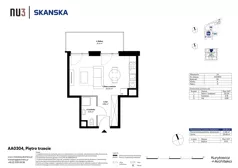 1 pokój, mieszkanie 28,09 m², piętro 3, oferta nr AA0304, NU3 Warszawa Wola, Warszawa, Wola, Czyste, ul. Kolejowa