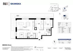 4 pokoje, mieszkanie 71,48 m², parter, oferta nr BB0003, NU3 Warszawa Wola, Warszawa, Wola, Czyste, ul. Kolejowa