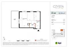 1 pokój, apartament 52,84 m², parter, oferta nr CZ-M-9, Czysta 4, Wrocław, Stare Miasto, ul. Czysta 4