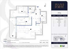 3 pokoje, apartament 73,94 m², piętro 1, oferta nr PF-M-01.004, PianoForte, Warszawa, Mokotów, Sielce, ul. Zajączkowska 3