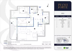 3 pokoje, mieszkanie 73,94 m², piętro 2, oferta nr PF-M-02.012, PianoForte, Warszawa, Mokotów, Sielce, ul. Zajączkowska 3