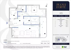 3 pokoje, mieszkanie 77,88 m², piętro 3, oferta nr PF-M-03.075, PianoForte, Warszawa, Mokotów, Sielce, ul. Zajączkowska 3