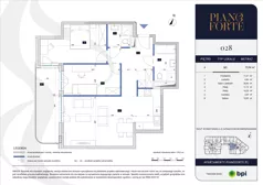 3 pokoje, apartament 73,94 m², piętro 4, oferta nr PF-M-04.028, PianoForte, Warszawa, Mokotów, Sielce, ul. Zajączkowska 3
