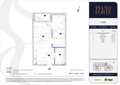 2 pokoje, mieszkanie 41,47 m², piętro 4, oferta nr PF-M-04.030, PianoForte, Warszawa, Mokotów, Sielce, ul. Zajączkowska 3