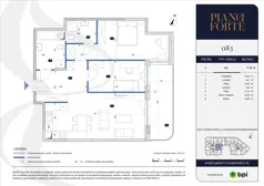 3 pokoje, mieszkanie 77,82 m², piętro 4, oferta nr PF-M-04.083, PianoForte, Warszawa, Mokotów, Sielce, ul. Zajączkowska 3