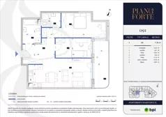 3 pokoje, mieszkanie 77,82 m², piętro 5, oferta nr PF-M-05.091, PianoForte, Warszawa, Mokotów, Sielce, ul. Zajączkowska 3