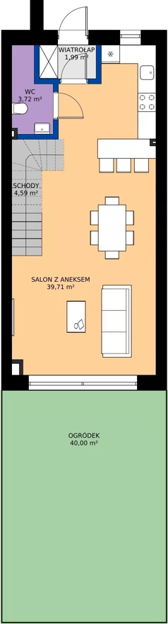 Dom 88,32 m², oferta nr 6, Ogrody Czarnuszki BIS, Warszawa, Wawer, Nadwiśle, ul. Celulozy