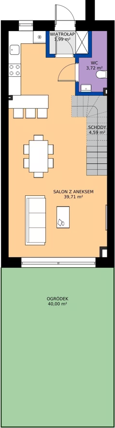 Dom 88,32 m², oferta nr 3, Ogrody Czarnuszki BIS, Warszawa, Wawer, Nadwiśle, ul. Celulozy