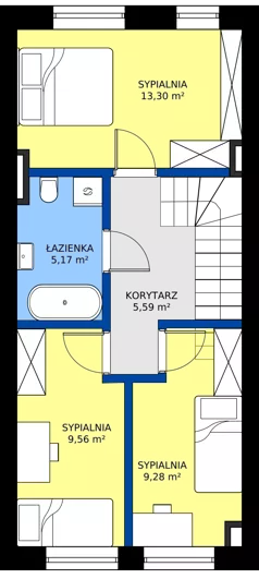 Dom 88,32 m², oferta nr 3, Ogrody Czarnuszki BIS, Warszawa, Wawer, Nadwiśle, ul. Celulozy