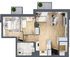 3 pokoje, mieszkanie 65,73 m², piętro 3, oferta nr 31, Osiedle Słoneczna, Marki, ul. Słoneczna / Promienna